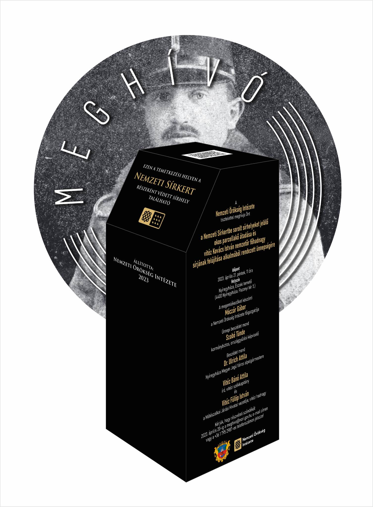 Invitation from the National Heritage Institute - Vitézi Rend